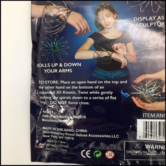 3D Kinetic Spring Toy Interactive Play As Seen On TV NEW Set Of (2) Gift - Picture 7 of 8